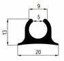Tentrail-zonder-Hoek-2.5mtr-5st